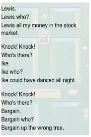 Sweet and flirty describes this joke. Cheesy Knock Knock Jokes