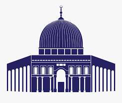 One, continuous line drawing contour, outline with. Mosque Clipart Aqsa Masjid Al Aqsa Vector Free Transparent Clipart Clipartkey