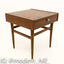 Merton Gershun For American Of Martinsville Mid Century Walnut Nightstand Side End Table Mid Century Modern Bedroom Furniture Classic Furniture Furniture