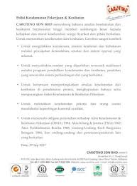 Jawatankuasa keselamatan dan kesihatan pekerjaan, ilkkm sg buloh, kkm. Polisi Keselamatan Pekerjaan Kesihatan Policy Malay Program Pendidikan Keselamatan Dan Kesihatan Untuk Berterusan Mempertingkatkan Amalan Keselamatan Dan Kesihatan Di Persekitaran Pdf Document
