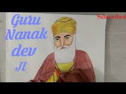 Sri guru arjan dev ji di shaheedi. How To Draw Guru Nanak Dev Ji Drawing Step By Step Coloring Drawing Baba Nanak Ji Youtube