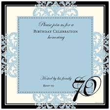 From their favorite photos, to fun 70th birthday party decorations, to themed tributes from loved ones: 70th Birthday Party Invitations Wording Download Hundreds Free Printable Birthday Invitation Templates