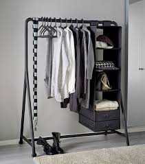 The Best Closet Organization Tips From Real Women Hanging Clothes Racks Clothing Rack Bench With Shoe Storage