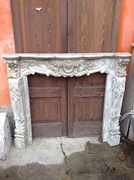 Camino In Marmo Stile Francese
