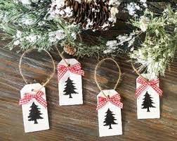 Farmhouse Christmas Ornaments Wooden Tag Ornaments Farmhouse Etsy Farmhouse Christmas Ornaments Christmas Ornaments Christmas Ornament Crafts