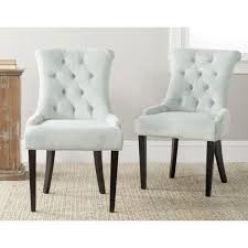 .of blue side chair, description: Safavieh Bowie Light Blue Side Chairs Set Of 2