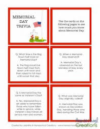 Jul 02, 2021 · a comprehensive database of memorial day quizzes online, test your knowledge with memorial day quiz questions. Memorial Day Printables