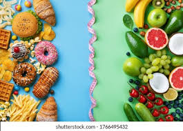 Istock healthy photos, 15% off with foodies15 show all. Healthy Unhealthy Food Background Fruits Vegetables Stock Photo Edit Now 1766495432