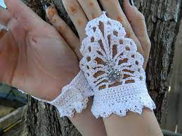 Steampunk victorian fingerless gloves crochet pattern : Etsy Fingerless Gloves Crochet Wrist Warmers Crochet Fingerless Gloves Crochet Jewelry