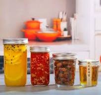 Bulk 650ml 22oz Reusable Clear Wide Mouth Kitchen Storage ...