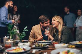 50+ dinner party themes for every month & season. Couple Having Fun At The Dinner Party By Lumina Couple Dinner