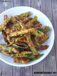 Kurkuri Bhindi Fry Recipe Crispy Ladies Finger Fry Marudhuskitchen Recipe In 2020 Bhindi Fry Recipes Indian Food Recipes