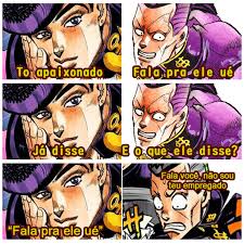 Um dos memes mais interessantes. Tairin S Art Account Auf Twitter Minha Contribuicao Para O Fandom De Jojo Josuke X Okuyasu E Fofo Sim Q Meme Cringe Mas Com Eles Combina Demais Q