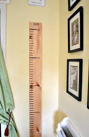 pottery barn ruler growth chart knock off