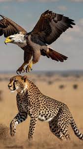 cheetah vs eagle. #wildlife #eagle #cheetah #animalfight #versus #vers... |  TikTok