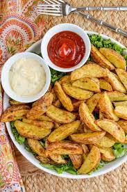 Slimming Eats Slimming World Recipes Syn Free Garlic And Herb Potato Wedges World Recipes Slimming World Vegetarian Recipes Slimming World Recipes Syn Free