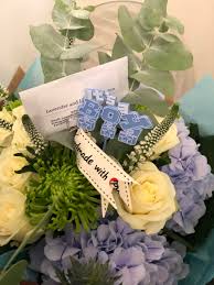 Flowers for new baby boy london. Lavender And Lillie Of London On Twitter It S A Boy Hydrangea And Rose Hand Tied Bouquet Made To Celebrate The Birth Of A Beautiful Baby Boy Sayitwithflowers Flowers Occasion Deliveryservice Delivery Takingorders