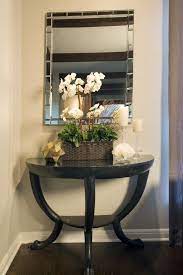 Awesome Half Moon Table Decorating Ideas Images In Spaces Transitional Design Ideas Decor Half Moon Table Home Decor
