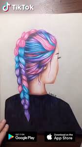 Colorful Hairstyles Download Tiktok To Find More Funny Ideas Life S Moving New Hair Styles How To Draw Hair Hair Styles Really Curly Hair