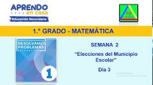 Soy paco el chato quien te hará reír como en la primaria. Aprendo En Casa Matematica Primer Grado Secundaria Semana 2 Minedu Youtube
