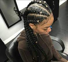 Pin By Amari On Beauty Braids With Extensions Braided Hairstyles Cornrow Hairstyles