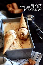 The Base Of This Biscoff Cookie Butter Ice Cream Contains Just Four Ingredients That Are Likely A Biscoff Cookie Butter Ice Cream Maker Recipes Biscoff Cookies