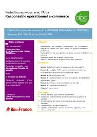 Avez vous trouvé un article de loi ou une solution pour faire valider ceux ci ? Fiche Responsable Operationnel E Commerce Afpa