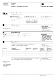 Section 142 amended (return of allotment) section 142(2)(b)— repeal capital as at the date of the allotment. Form Sh01