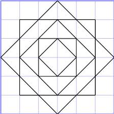 Reproduction Sur Quadrillage Carrc3a9 17 Jpg 342 342 Disegni Geometrici Disegni Da Colorare Disegni
