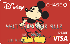 Ask your banker for details. Exclusive Disney Art Featured On New Visa Debit Card Disney Parks Blog
