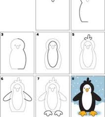 Een Pinguin Dit Was Het Idee Van Silvievdbosch2006 Heb Jij Ook Een Leuk Idee Stuur Via Dm Of Tekenen Voor Kinderen Eenvoudige Tekening Eenvoudige Tekeningen