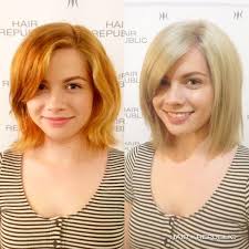 Wella hair dye used in the ilumina. Hair Republic On Twitter From Copper To Blonde This Transformation Performed By Newtalentstylist Jeannenguyen Makeover Ottawasalon Http T Co Jdcx0ck8t4