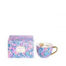 Fashion at 70% off · posh protect · buy & sell fashion Lilly Pulitzer Treasure Trove Ceramic Mug