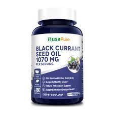 Black currant (sometimes called blackcurrant) is shrub native to europe and parts of northern asia that grows in damp, fertile soil and produces small black berries. Black Currant Oil 1070mg Gla 15 180 Caps Non Gmo Gluten Free Hexane Free
