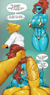 Undyne, Alphys Futa Alphys getting excited about undyne new bikini  (RedmanArt) : rUnderTail