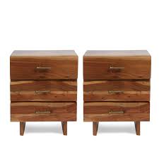 We did not find results for: Handcrafted Boho Acacia Wood 3 Drawer Nightstand Set Of 2 Nh689313 Noble House Furniture