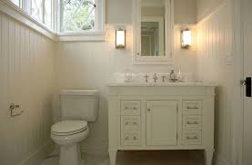 Vanities add organisation, storage, and elegance to bathroom spaces. Cream Bathroom Vanity Cottage Bathroom Giannetti Home