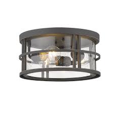 If you want to change a light bulb you have to remove the tail light fixture from the car. Z Lite Jordan 3 Light Outdoor Flush Mount Ceiling Light Bronze And Clear Glass 570f Orb Rona