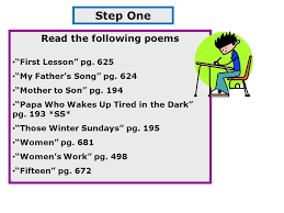 My father was a rat but he bought me my first hat. How To Read Analyze And Understand Poems Ppt Download