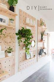 Maybe you would like to learn more about one of these? Giant Wooden Peg Board Diy Modern Shelf Decor Diy Home Decor Projects Handmade Home
