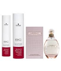 Lovely sarah jessica parker 100ml edp women fragrance perfume gift set lotion. Sarah Jessica Parker Lovely Edp Spray 100 Ml Schwarzkophbonacure Shampoo Repair Rescue 250ml Schwarzkophbonacure Conditioner Bc Repair Rescue 200ml Buy Online At Best Prices In India Snapdeal