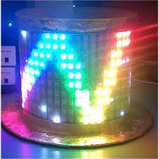 Because Burning Man Needed More Leds Led Hat James And The Giant Peach Costume Burning Man