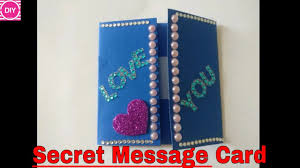 How to make a secret message card. Diy Secret Message Card Step By Step Tutorial Youtube