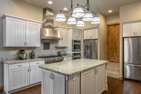 kitchen color schemes with wood