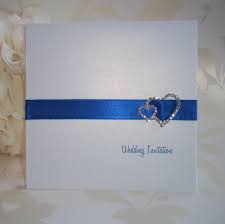 Sarah Alexis Stationery Royal Blue Wedding Invitations Silver Wedding Invitations Wedding Invitation Ribbon