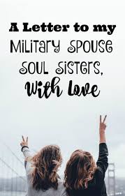 Bohannon sought a religious accommodation that would excuse him from signing the letter, the institute said. A Letter To My Military Spouse Soul Sisters With Love Whimsical September