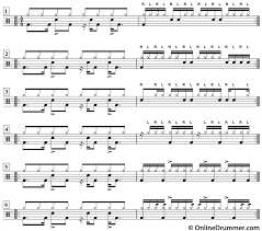 Hi Hat Fills Why Not Onlinedrummer Com Drum Sheet Music Learn Drums Drum Lessons