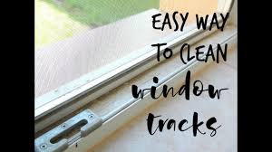 Sprinkle a little baking soda wherever the gunkiest places are, most likely in the corners. Easy Way To Clean Window Tracks Youtube