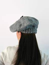 French Beret Hat For Women In Gray Wool Etsy Winter Hats For Women Hats For Women French Beret Hat