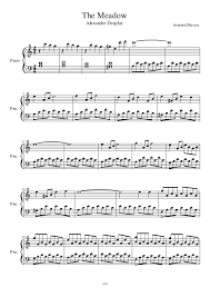 Viele kategorien und genres von klassik bis pop und für viele verschiedene besetzungen. New Moon The Meadow Sheet Music